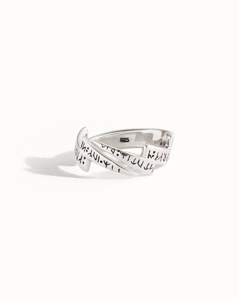 Blitz Ring Einstellbare Sterling Silber Wickelring Moderne Schmuck Geschenk Für Sie - Fri004 von Revelmy