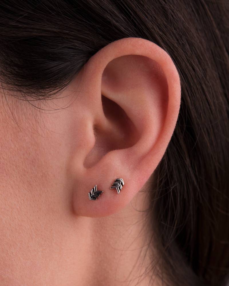 Dreieck Pfeile Ohrstecker Sterling Silber Ohrringe Chevron Boho Moderne Schmuck Geschenk Für Sie - Cst005 von Revelmy