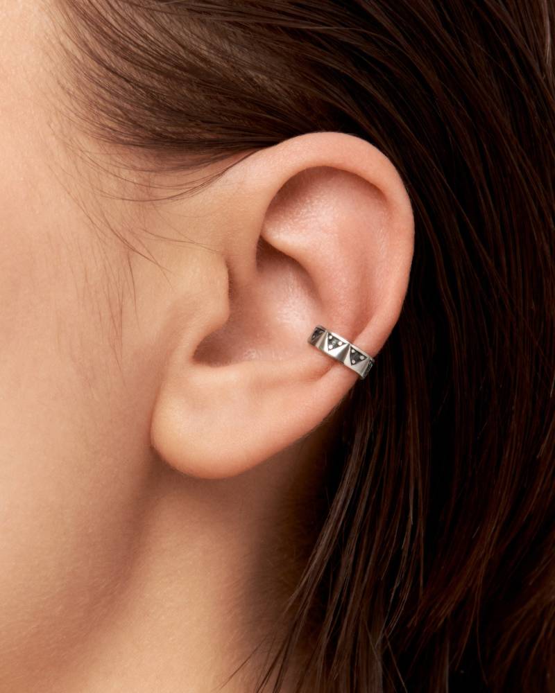 sterling Silber Ohr Manschette Ohrring Azteken Dreieck Punkte Piramyds Wickeln Boho Schmuck Geschenk Für Sie - Ecu002 von Revelmy