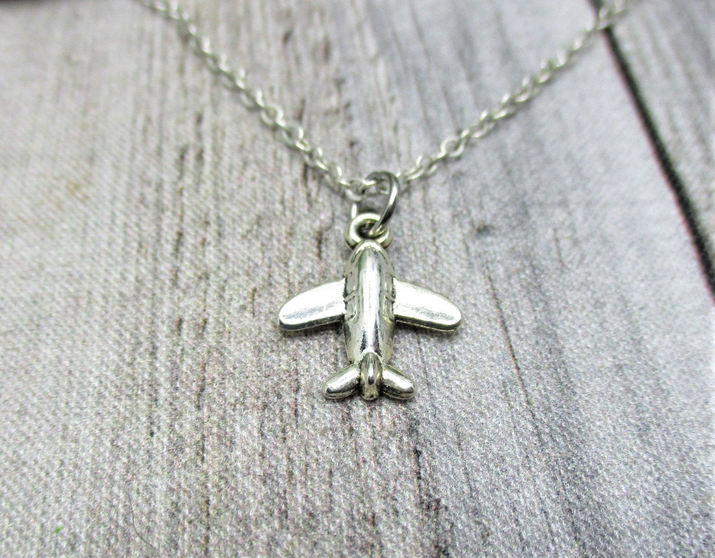 Flugzeug Halskette Airliner Geschenke Für Sie/Ihn Flugschmuck Schmuck von RevelryJewelry