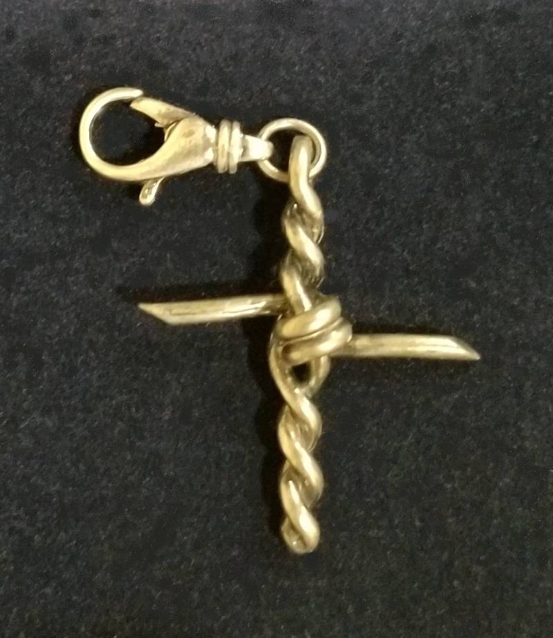 Kreuz Anhänger Sterlingsilber von ReverenceAccessories