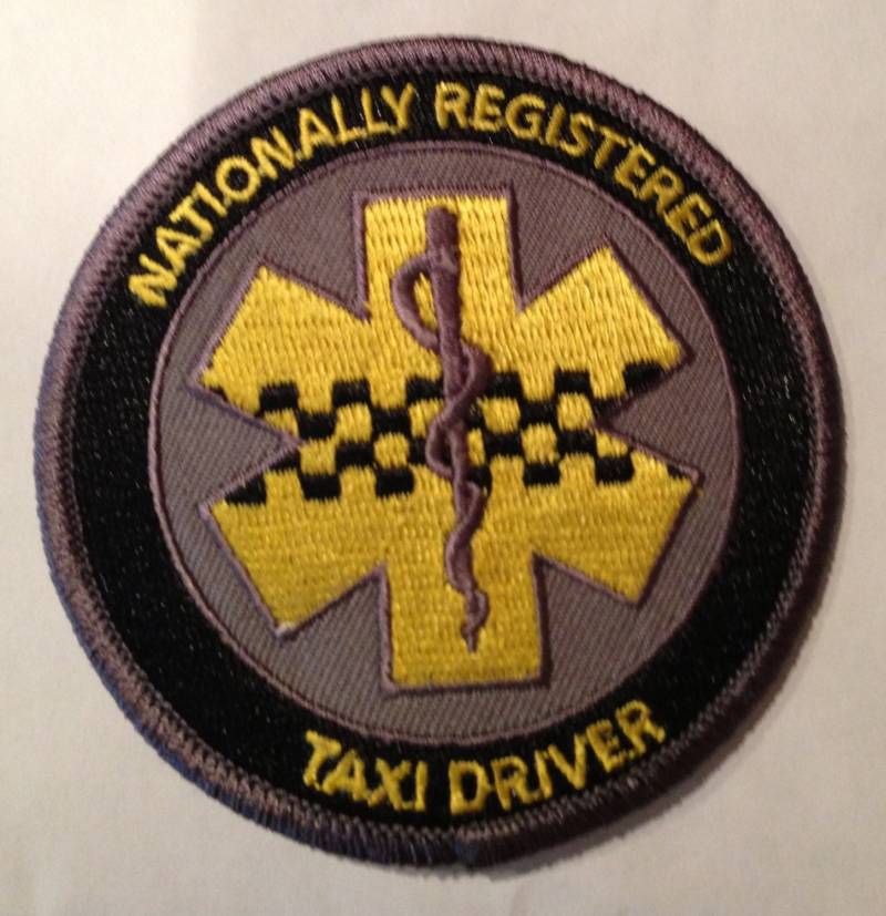 National Registered Taxifahrer Ems/Sanitäter Aufnäher von ReverendEMS
