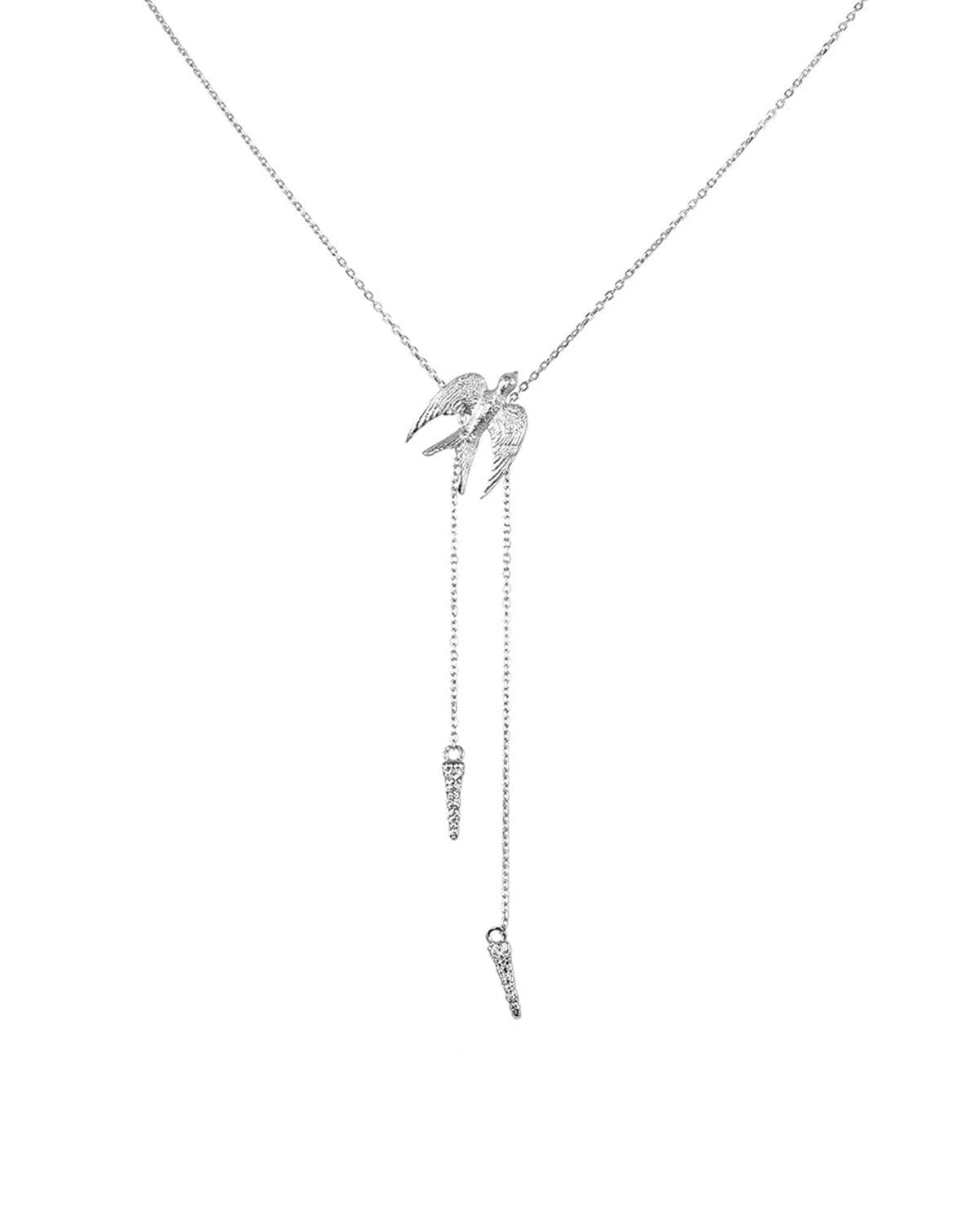 Silber 925 Halskette Vogel Einstellbar von Reveurjewel