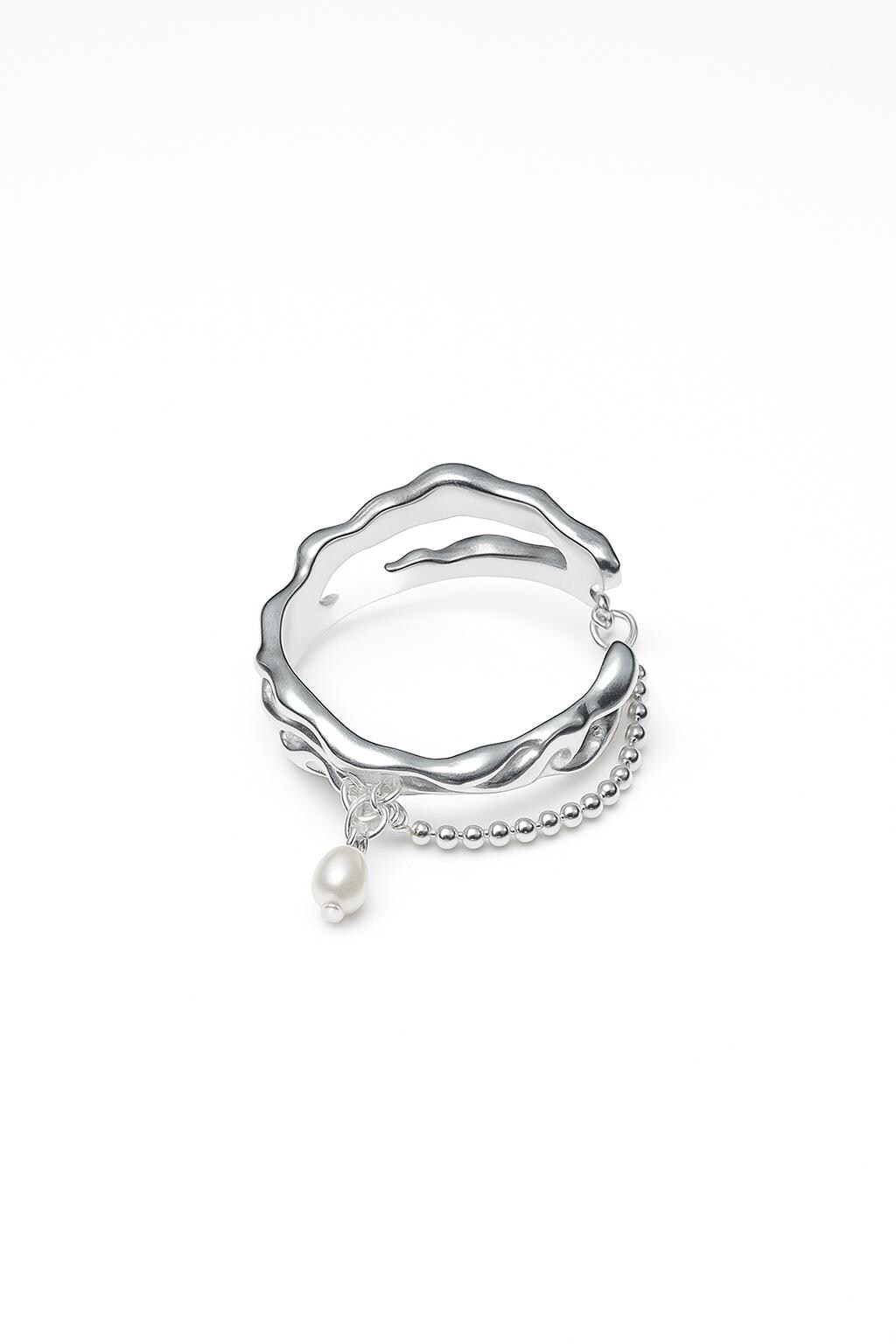 Silber 925 Ring Perle von Reveurjewel