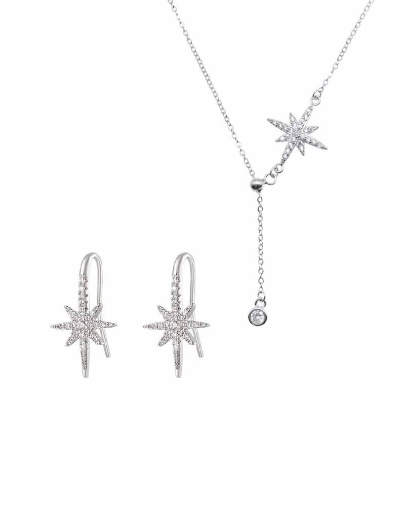 Silber 925 Stellen Sterne von Reveurjewel