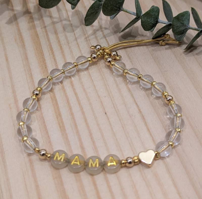 Lederarmband "Mama' Länge Verstellbar von RevierSchmuck