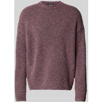 Review X MATW Oversized Strickpullover mit gerippten Abschlüssen in Lila, Größe XXL von Review X MATW