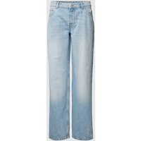Review Jeans mit Eingrifftaschen in Hellblau, Größe 30 von Review