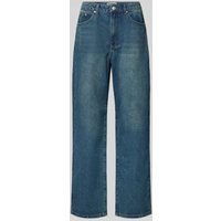 Review Jeans mit weitem Bein im Used-Look in Blau, Größe 25 von Review