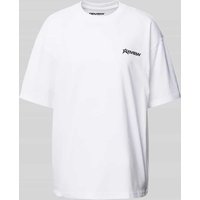 Review Oversized T-Shirt mit Label-Print in Weiss, Größe XS von Review