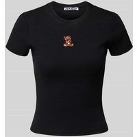 Review T-Shirt mit Motiv-Stitching und Rundhalsausschnitt in Black, Größe L Review T-Shirt mit Motiv-Stitching und Rundhalsausschnitt in Black, Größe L von Review