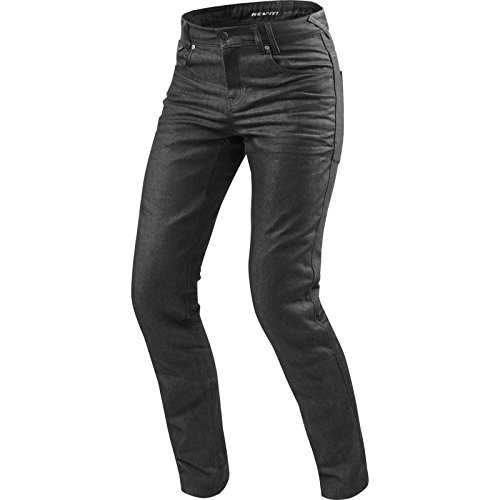 REV'IT! Motorrad Jeans Motorradhose Motorradjeans Lombard 2 RF Jeanshose dunkelgrau 31/34, Herren, Chopper/Cruiser, Ganzjährig, Textil von Revit