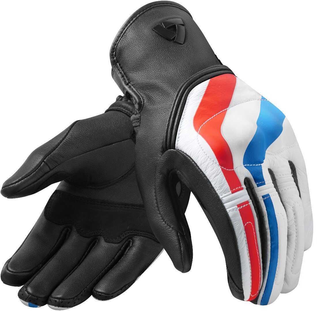 Revit Motorradhandschuhe Redhill rot/blaue Motorrad Handschuhe wasserdicht von Revit