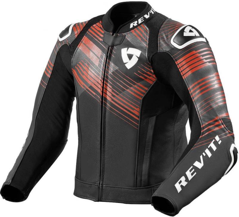 Revit Motorradjacke Apex Motorrad Lederjacke perforiert,herausnehmbares Innenfutter von Revit