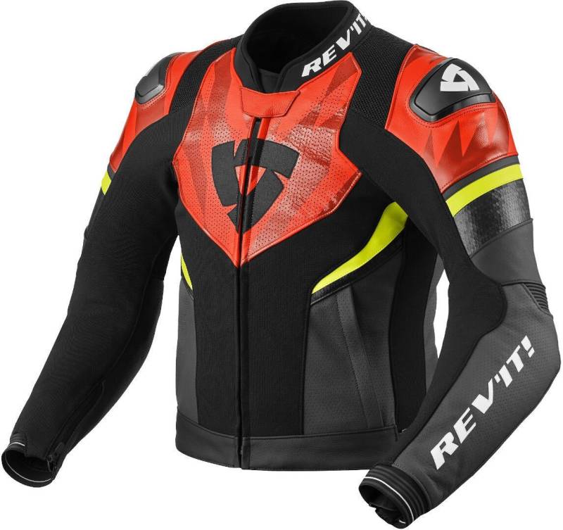 Revit Motorradjacke Hyperspeed 2 Air Motorrad Leder-/Textiljacke herausnehmbares Innenfutter,Perforiert von Revit