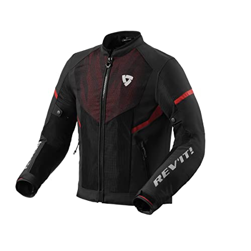 Revit Motorradjacke Hyperspeed 2 GT Air Men Jacket Sommerjacke, Schwarz Neon Rot, L von Revit