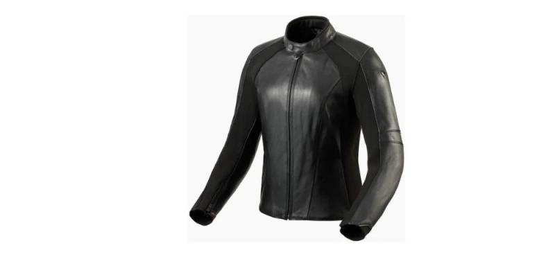 Revit Motorradjacke Maci Damen Motorrad Lederjacke protektoren reißverschluss von Revit