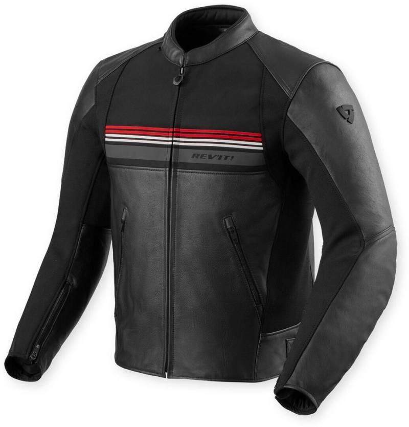 Revit Motorradjacke Mile 2 Motorrad Lederjacke protektoren herausnehmbares reißverschluss von Revit