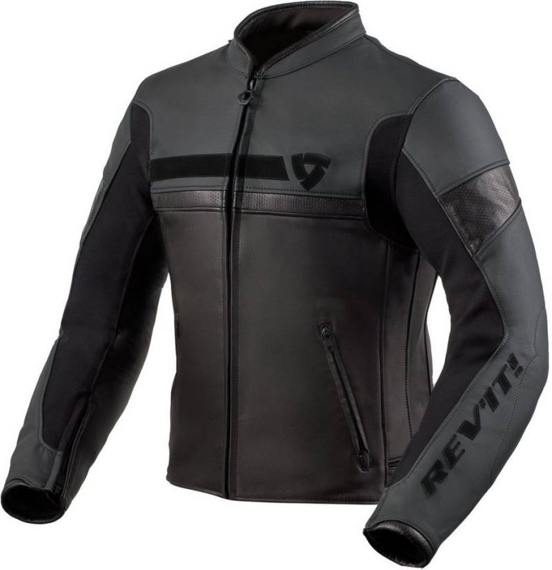 Revit Motorradjacke Mile Motorrad Lederjacke herausnehmbares Innenfutter von Revit