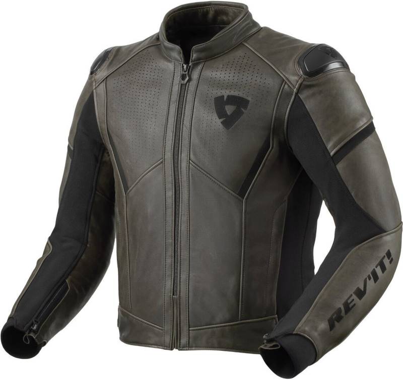 Revit Motorradjacke Parallax Motorrad Lederjacke Perforiert von Revit