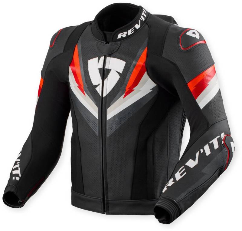 Revit Motorradjacke Quantum 3 Pro perforierte Motorrad Lederjacke Perforiert von Revit
