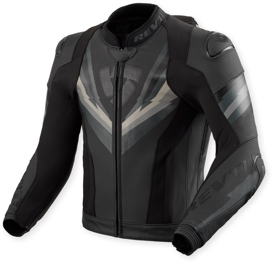 Revit Motorradjacke Quantum 3 Pro perforierte Motorrad Lederjacke perforiert von Revit