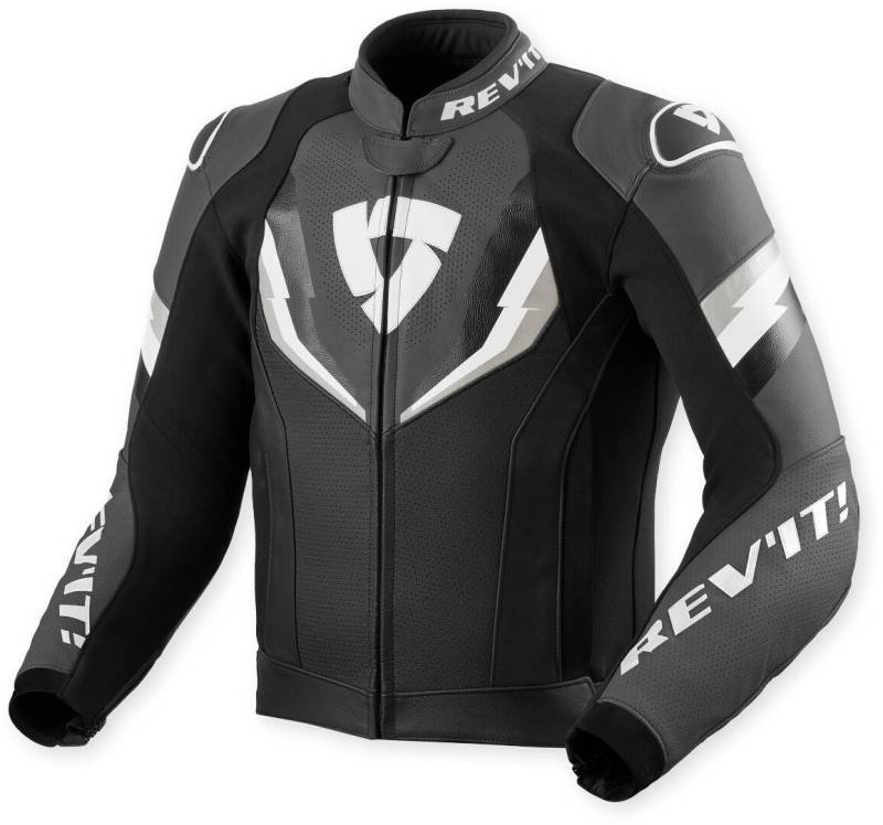 Revit Motorradjacke Quantum 3 perforierte Motorrad Lederjacke protektoren reißverschluss von Revit