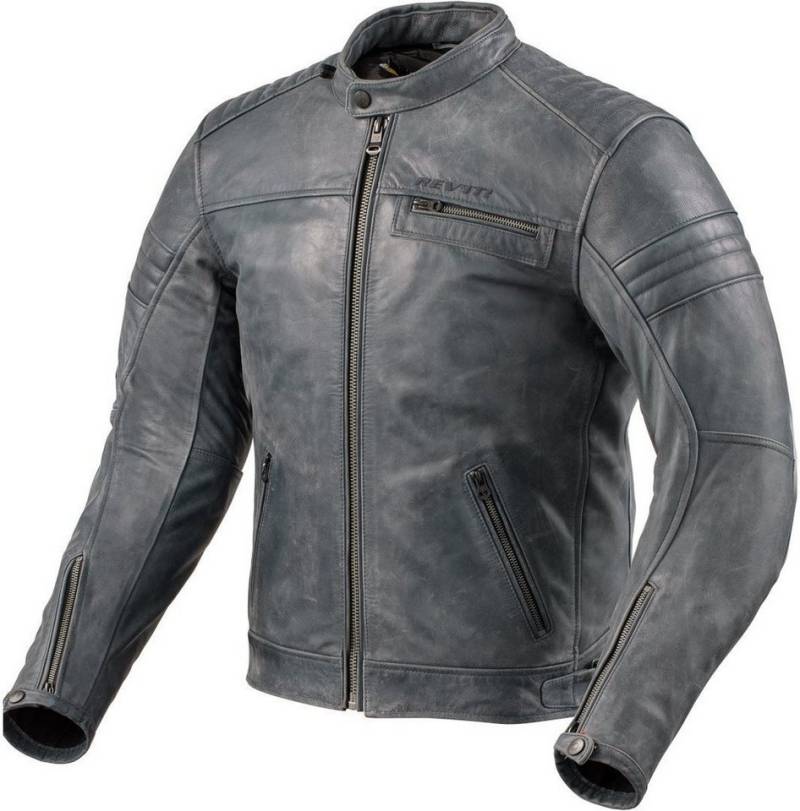 Revit Motorradjacke Restless Motorrad Lederjacke herausnehmbares Innenfutter von Revit