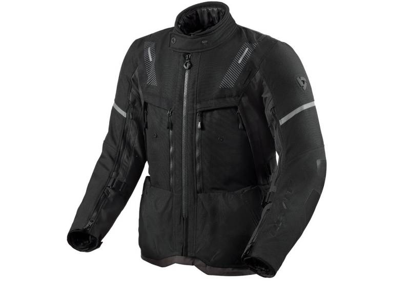 Revit Motorradjacke Revit Sand 5 H2O Textiljacke Schwarz / Anthrazit atmungsaktiv von Revit