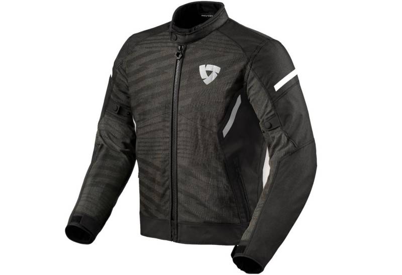 Revit Motorradjacke Revit Torque 2 H2O Textiljacke Schwarz / Weiss von Revit