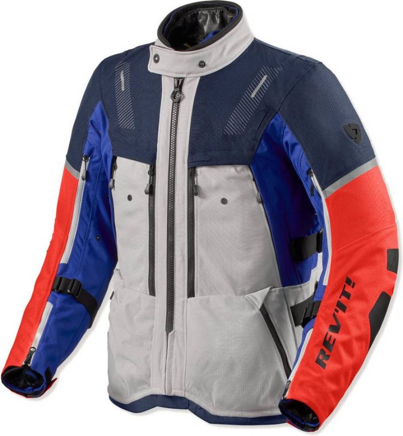 Revit Motorradjacke Sand 5 H2O wasserdichte Motorrad Textiljacke 3-Lagen-Laminat,herausnehmbares Innenfutter,herausnehmbare Membra von Revit
