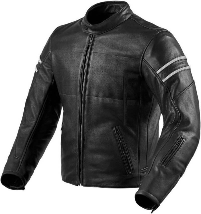 Revit Motorradjacke Stride Motorrad Lederjacke herausnehmbares Innenfutter von Revit