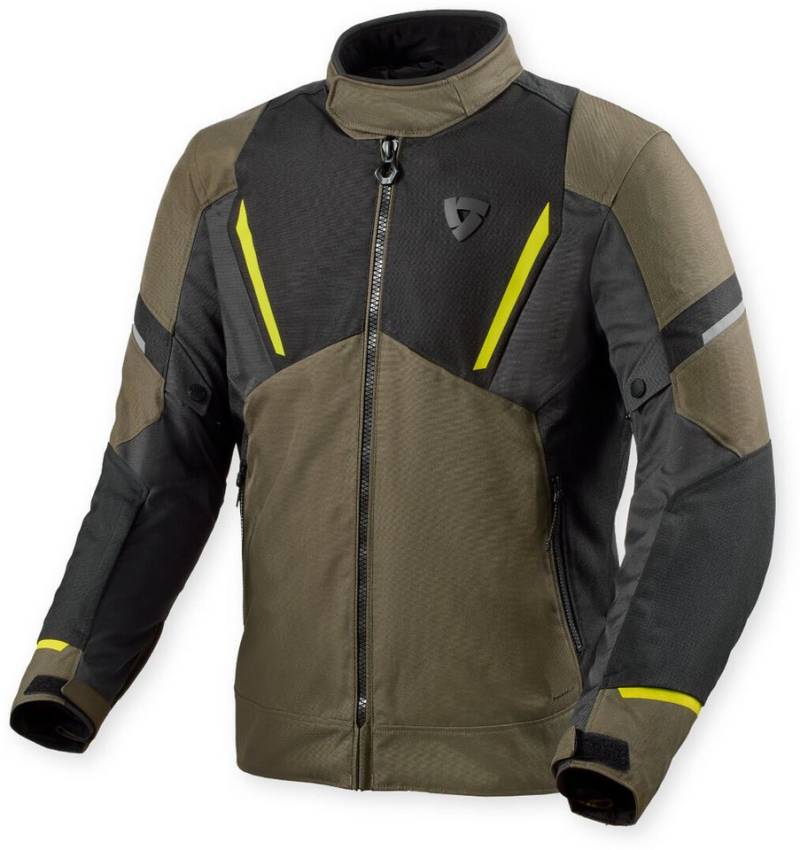 Revit Motorradjacke Undulate H2O wasserdichte Motorrad Textiljacke (wasserdicht) herausnehmbares Innenfutter,wasserdicht von Revit