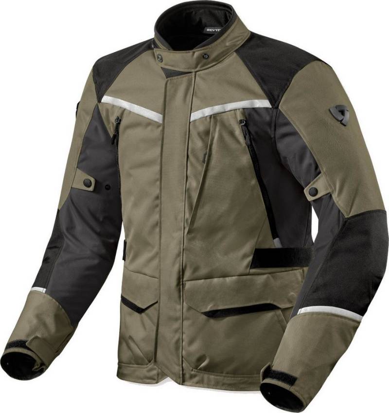 Revit Motorradjacke Voltiac 3 H2O Motorrad Textiljacke Wasserdicht Atmungsaktiv protektoren reflektierende reißverschluss von Revit