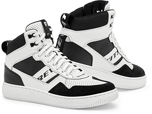 Revit Pacer Motorradschuhe (White/Black,42) von Revit