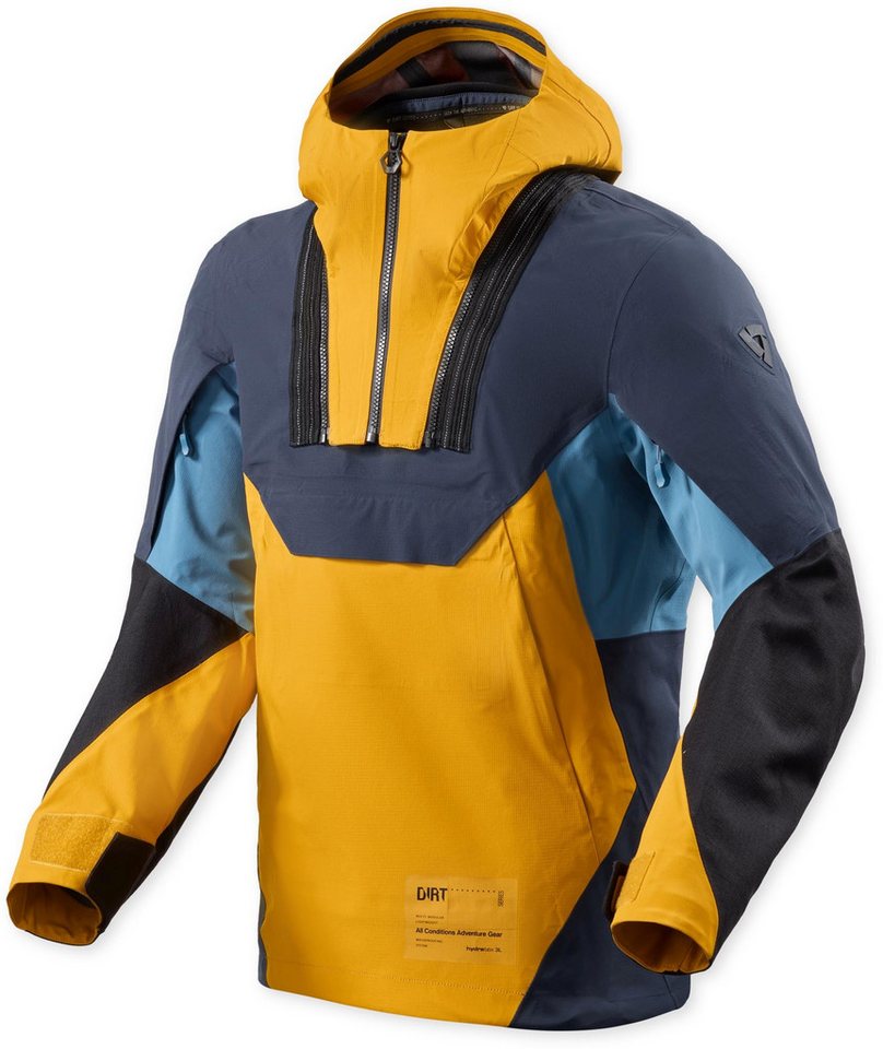 Revit Regenjacke Smock Blackwater 3 H2O wasserdichte Motorrad Windbreaker Jacke wasserdicht von Revit