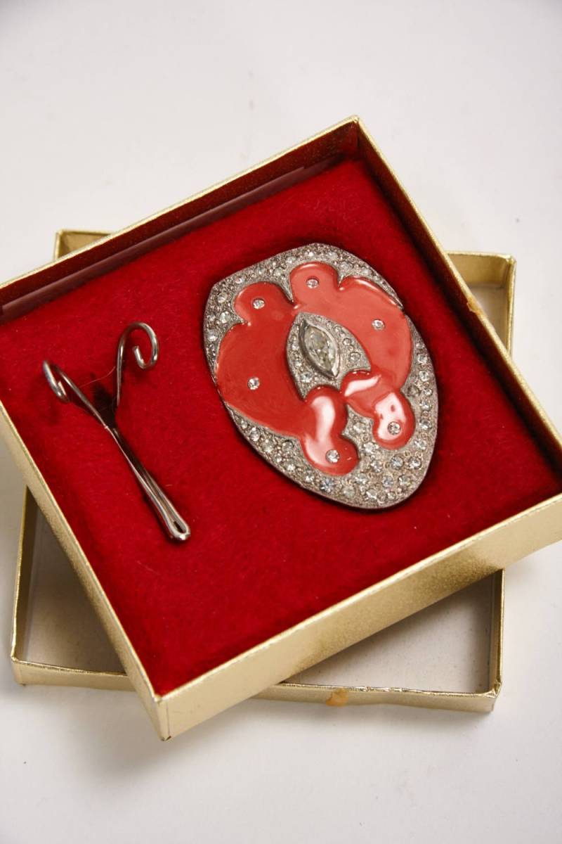 Signierte John Catalano Brosche Pin Vintage 1990Er Jahre Revival Vintage Boutique von RevivalVintageBoutiq