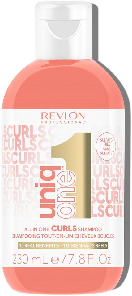 REVLON PROFESSIONAL Haarshampoo Uniqone All In One Curls Shampoo für Locken, Vegan, Sulfatfrei, Silikonfrei von Revlon Professional