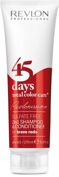 Revlon Revlonissimo 45 Days Conditioning Shampoo Brave Reds 275 ml von Revlon Professional