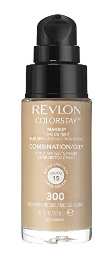 2 x Revlon Colorstay Pump 24HR Make Up SPF15 Comb/Oily Skin 30ml - Golden Beige von Revlon