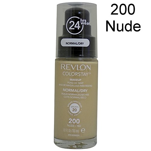 2 x Revlon Colorstay Pump 24HR Make Up SPF20 Norm/Dry Skin 30ml - 200 Nude von Revlon