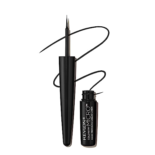 Revlon, Eyeliner ColorStay Micro™ Easy Precision Liquid Liner, 24 Std. - Extreme Präzision, leicht anzuwenden, N°301 Blackout (Schwarz) 1.7 ml von Revlon