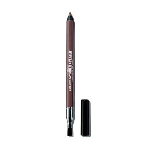 Revlon ColorStay Multiplayer, Vielseitiger Augenstift mit integriertem Blending-Pinsel, ultracremige Textur, wasserfest, wischfest, lang haftend, 404 Under the Radar von Revlon