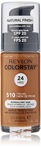 Revlon ColorStay Liquid Foundation Make-up für normale/trockene Haut LSF 20, Longwear mit mittlerer Deckkraft und natürlichem Finish, ölfrei, (510), 30 ml von Revlon