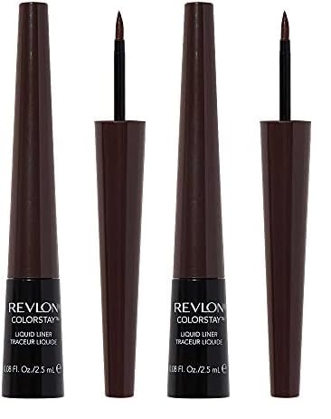 Revlon ColorStay Liquid Liner Black Brown 252, 2er Pack (1 x 2,5 ml) von Revlon