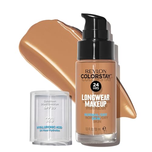 Revlon ColorStay, Longwear Makeup für normale/trockene Haut, SPF 20, 320 True Beige, 30 ml von Revlon