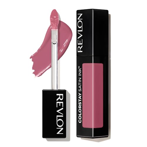 Revlon ColorStay Satin Ink Liquid Lipstick Longwear Rich Lip Colors Formulated with Black Johannisbeere Seed Oil, 008 Mauvey, Darling von Revlon