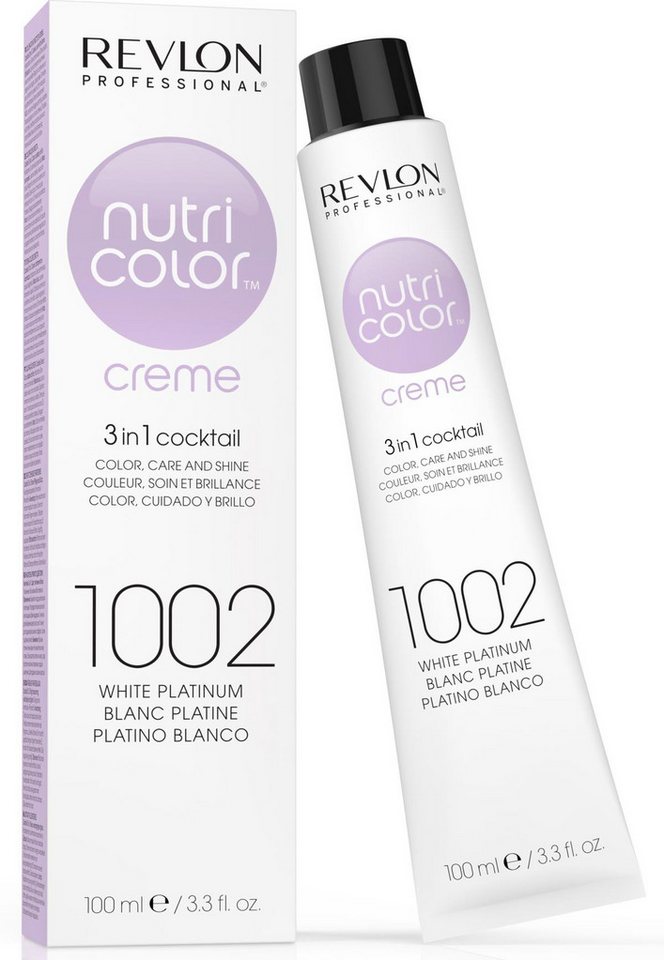Revlon Coloration Nutri Color Creme 1002 Platinweiß 100ml von Revlon