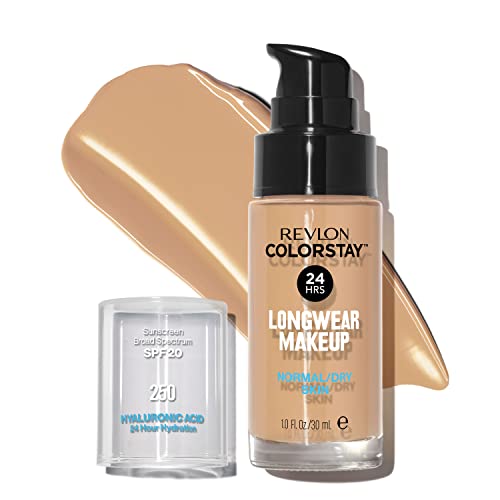 Revlon ColorStay Longwear Makeup für normale/trockene Haut, SPF 20, 250 Fresh Beige, 30 ml von Revlon