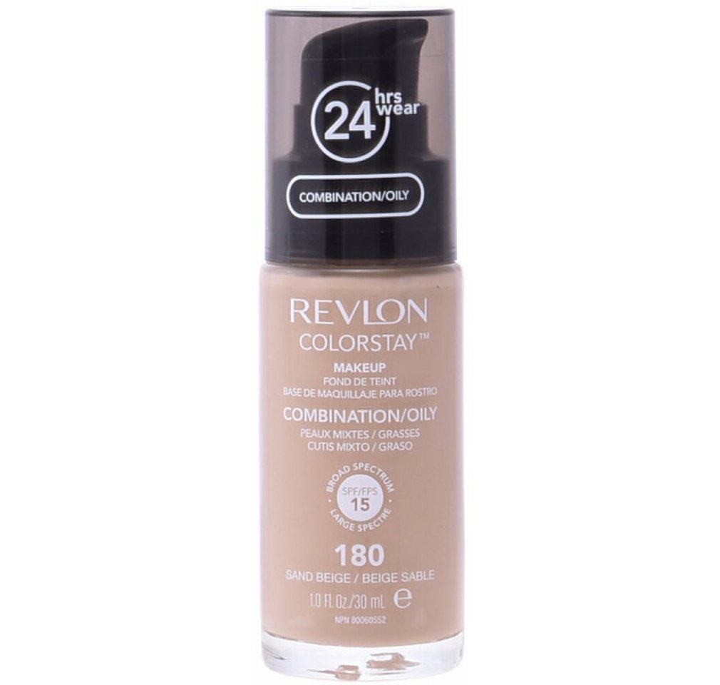 Revlon Foundation Colorstay Foundation Combination/Oily 180-Sand Beige 30ml Revlon Foundation Colorstay Foundation Combination/Oily 180-Sand Beige 30ml von Revlon